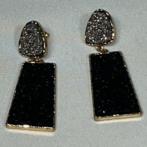 SUGARFIX by BaubleBar Raw Stone, Gold post earrings - Picture 1 of 4